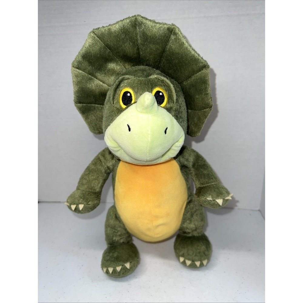 Kohls Cares Three Little Dinosaurs Plush 13"Green Yellow Stuffed Animal Toy
